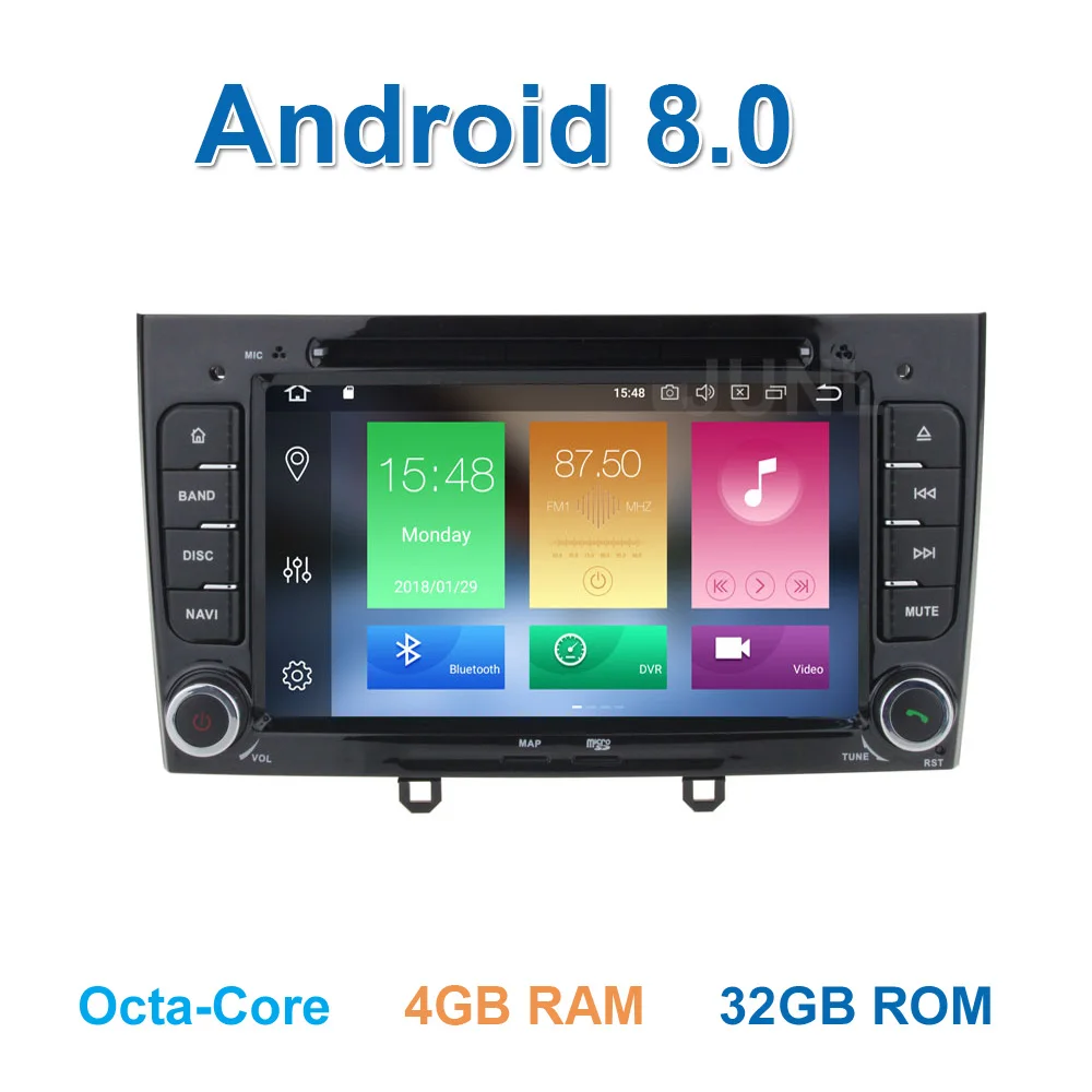 

Android 8.0 Car DVD Player for Peugeot 408 308 308SW 2008-2013 with Radio WiFi BT GPS
