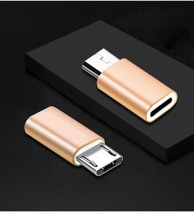 Для iPhone 7, 8, X, iPad, Lightning, 8-контактный разъем для разъема Micro USB, кабель для зарядного устройства, адаптер для samsung, Xiaomi, huawei, Android Phone - Цвет: Золотой