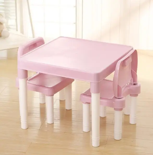 Детский стол и 2 стула, набор ABC алфавит, детский пластиковый подарок для малышей, бренд для мальчиков и девочек
