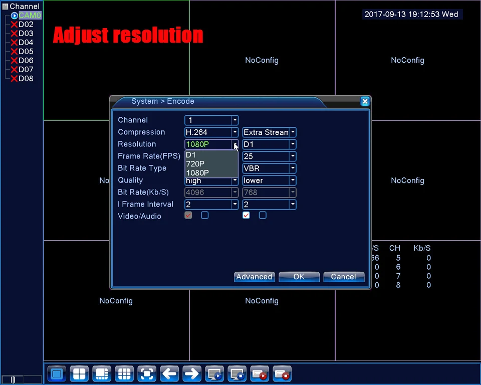 Besder H.264 4CH/8CH 1080P NVR Onvif P2P Высокое разрешение мини 1080P Full HD 4CH 8CH сетевой видеорегистратор NVR для ip-камеры