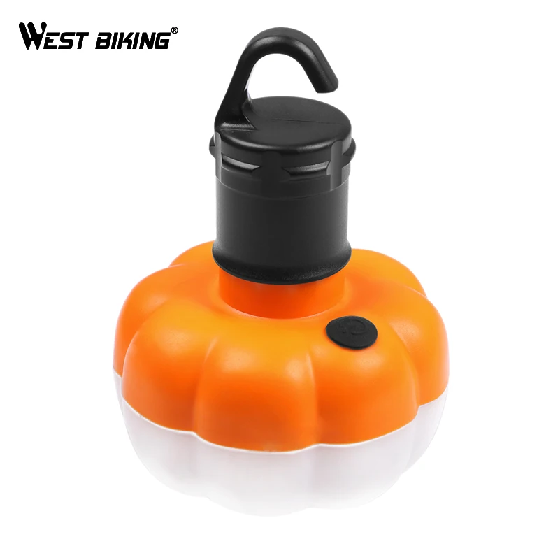 

WEST BIKING Bicycle Light Camping Tent Light Portable Mini LED Bulbs Strong Hook Lighting Emergency Lantern Outdoor Bike Lights