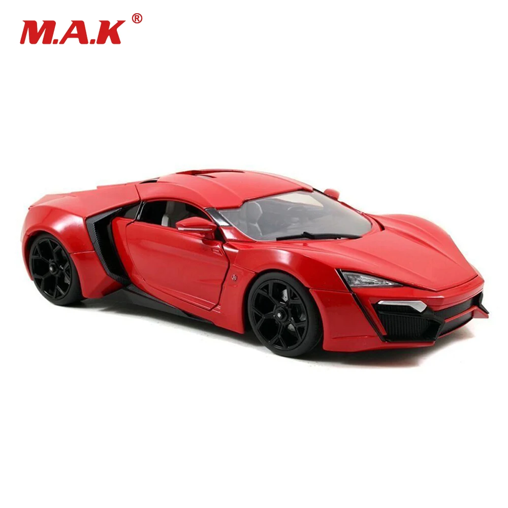 Kids toys 1/18 Scale diecast Alloy Sports Car 118 lykan hypersport