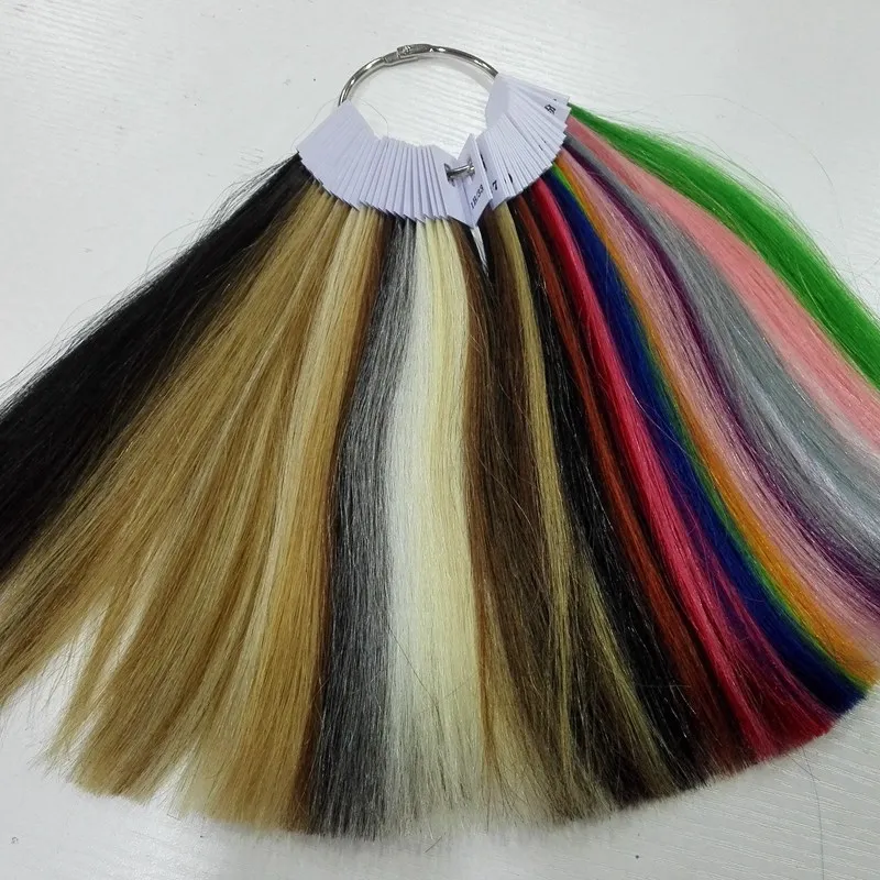 35 Colors Human Hair Color Ring For All Kinds Of Hair Extensions
