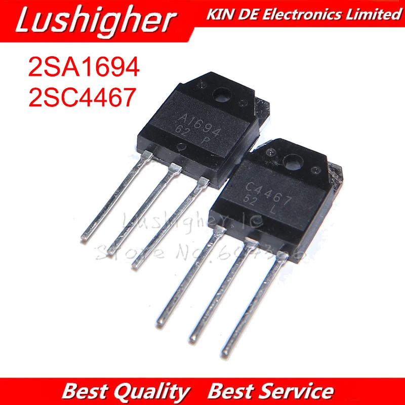 

10PCS 2SA1694 2SC4467 TO-3P (5PCS A1694 + 5PCS C4467) TO3P Free shipping