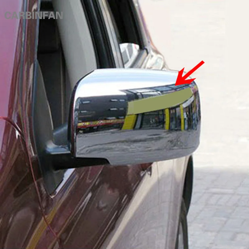 ABS Chrome Side Door Rearview Mirror Cover Trims Car Accessories Fit