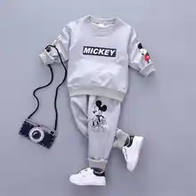 Комплект из 2 предметов; хлопковая одежда для маленьких мальчиков; сезон весна-осень; футболка с длинными рукавами и штаны; костюмы; комплекты одежды для детей; спортивные костюмы для малышей