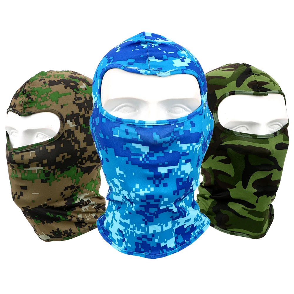 

LEEPEE Breathable For Cycling Ski Snowboard Sports Camouflage Motorcycle Face Mask Quick drying Full Face and Neck Wind Cap