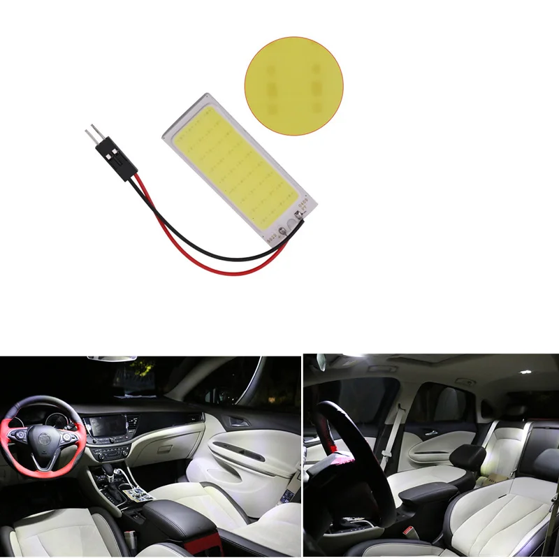 Светодиодный светильник T10 Festoon COB 18SMD лампа с картой для чтения источник света