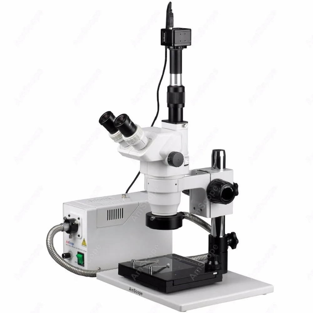 Inspection Stereo Microscope--AmScope Supplies 2X-225X Industrial Microscope + 5MP Digital Camera | Инструменты