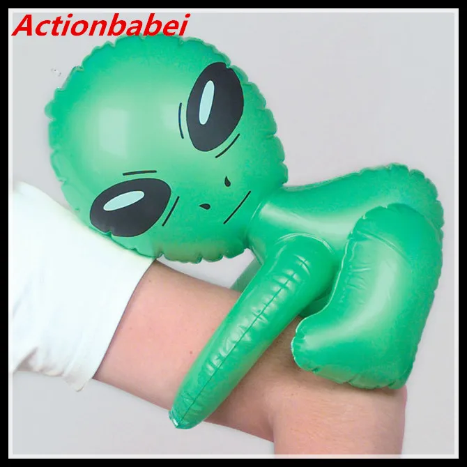 

Hot sale! New Cute Alien Model inflatable Kids Toys ktv bar decoration supplies Children party activities props Christmas Gift