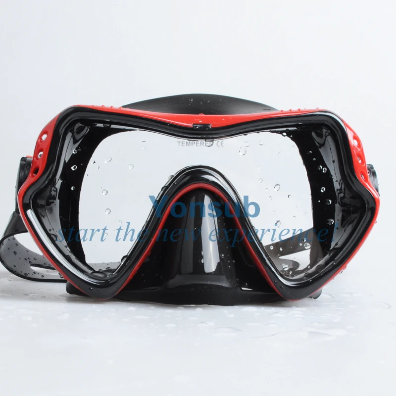 YONSUB профессиональная высококачественная маска для дайвинга маска для подводного плавания, ныряния с дыхательной трубкой очки для плавания высокая производительность