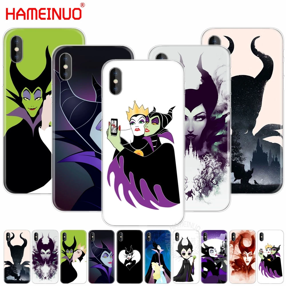 

HAMEINUO The witch maleficent cell phone Cover case for iphone X 8 7 6 4 4s 5 5s SE 5c 6s plus