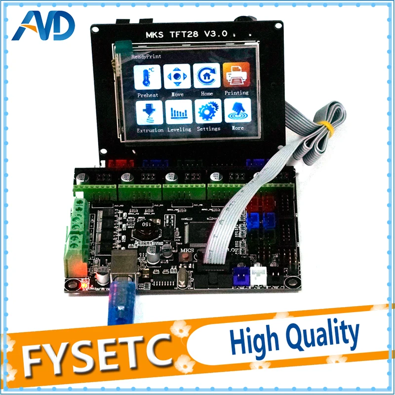 

Gen-L V1.0 Integrated Mainboard Gen L V 1.0 For Tarantula Tornado+TFT28 Display Color TFT 3d Printing Touch Screen