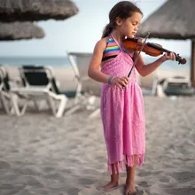 Детская скрипка, 1/32, 1/16, 1/10, 1/8, полный набор, чехол с бантом, канифоль, Детская Скрипка для занятий, скрипка из натурального материала