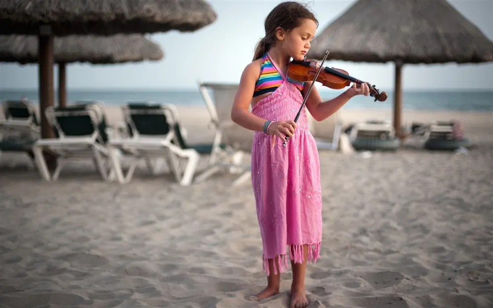 

children violin 1/32 1/16 1/10 1/8 full set with case bow rosin,Children's to practice with the violin/violin natural