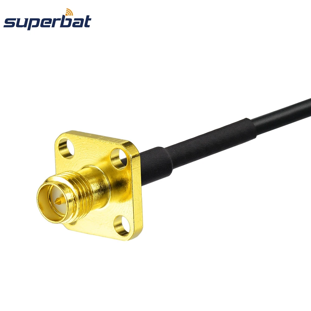 RP SMA Female to MCX Male Coaxial Cable for Wireless Antenna