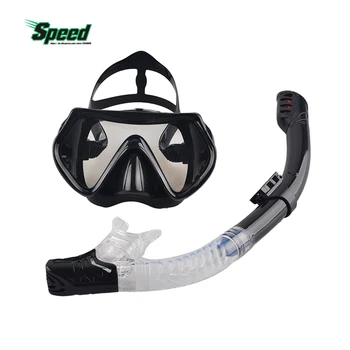

New Professional Scuba Diving Mask Snorkel Anti-Fog Goggles Glasses Set Silicone Swimming Fishing Pool Equipment 6 Color Adult