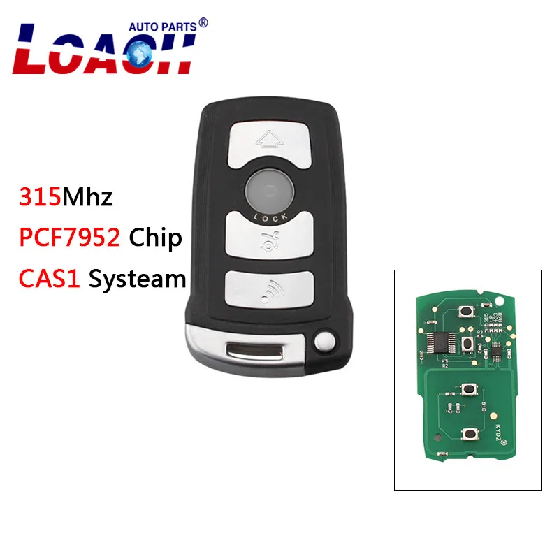 

315Mhz 4Buttons Remote key For BMW CAS1 System 7 Series E65 E66 E38 E39 PCF7952 Chip key