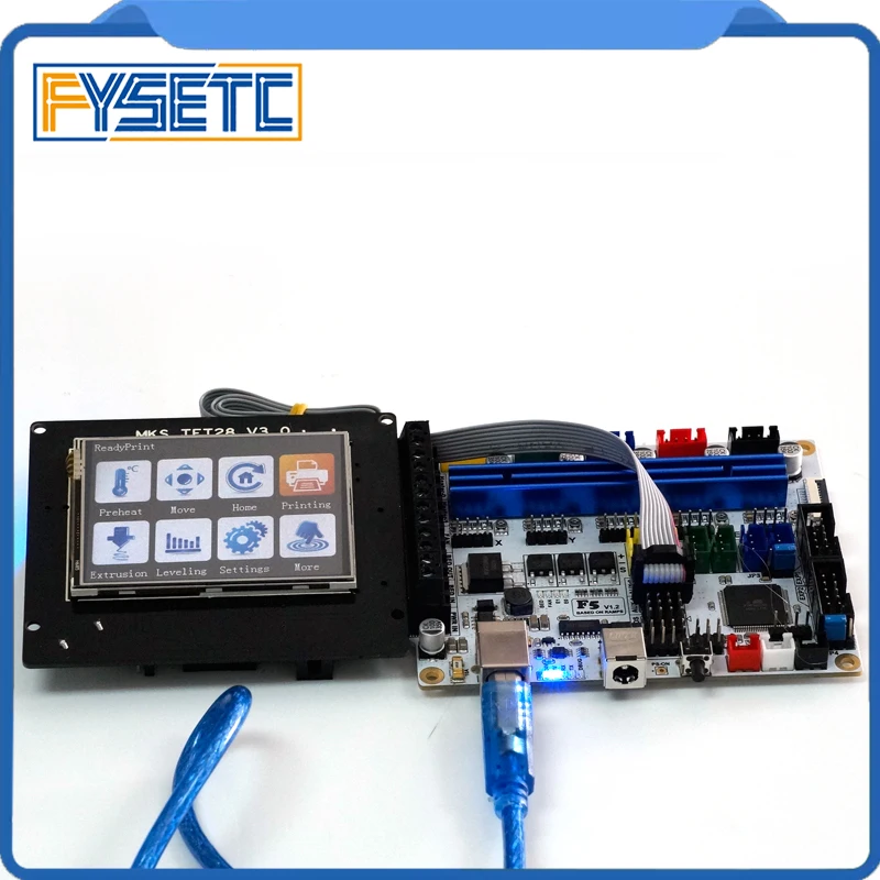 F5 V1.2 плата управления Замена базы 1 4 и Ramps Плата контроллера + TFT 28 V3.0 дисплей