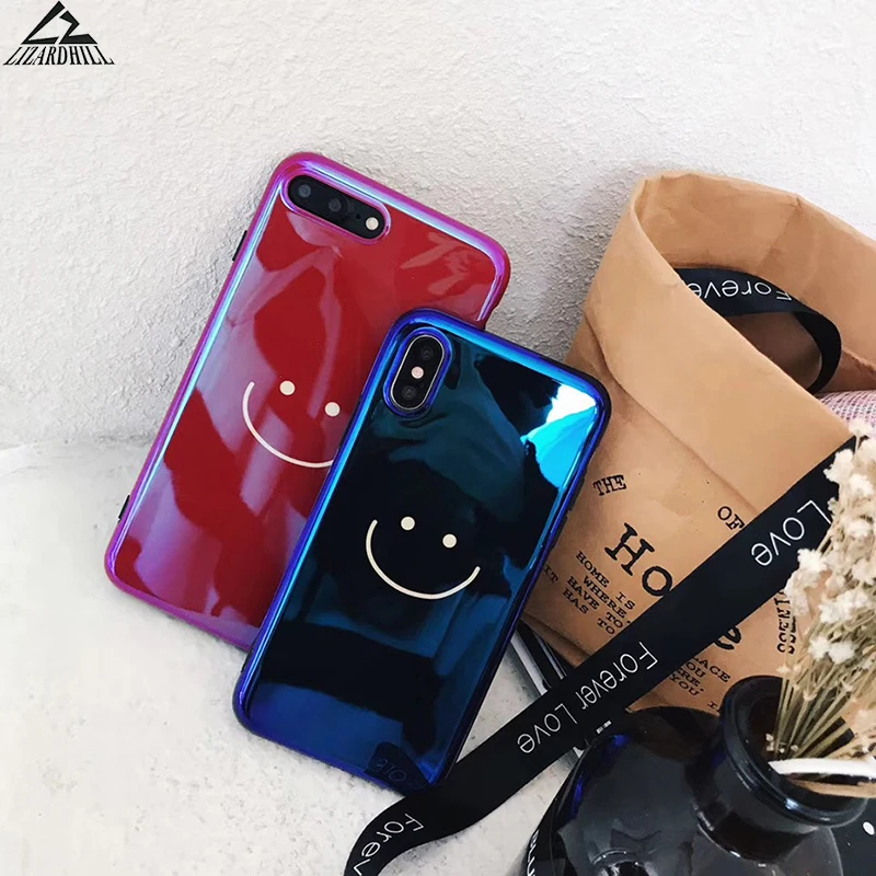 Lizardhill blu ray cute slime face phone Cases For iPhone