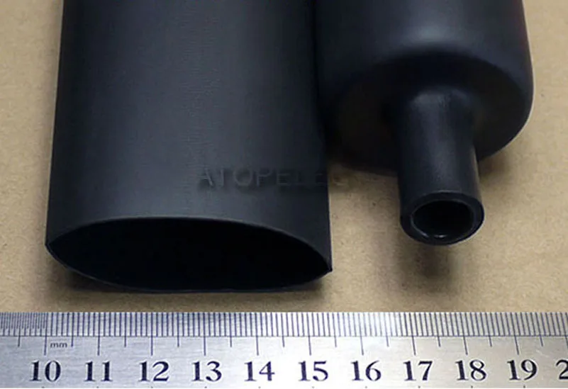 

40MM Diameter Adhesive Lined 4:1 Heat Shrink Tubing Dual-wall Waterproof ROHS 1.2M