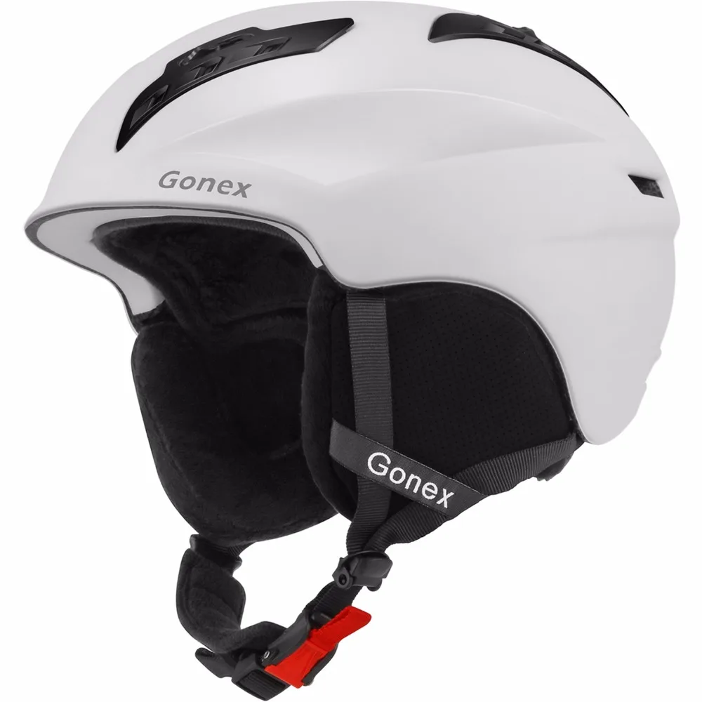 Gonex классический лыжный шлем с сертификатом безопасности цельно-Формованный Снежный шлем для сноуборда для зимних видов спорта лыжный мужской женский