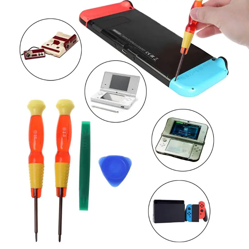 

4 in 1 Repair Tool Kit T6 T8 T10 Screwdriver Multitool Hand Prying Tools Warping Rod for XBox 360 Game Controller