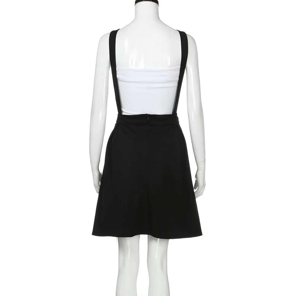 Клетчатая юбка размера плюс S-5XL плиссированная юбка Женская Черная мягкая и удобная свободная однотонная короткая мини-юбка Mujer L5
