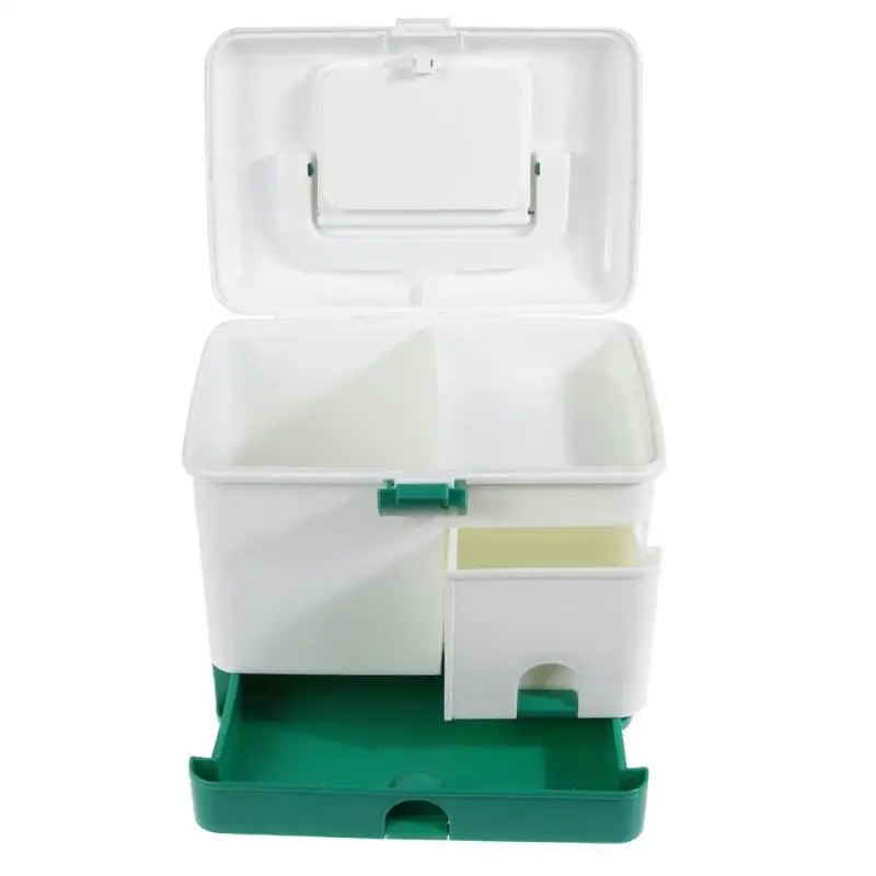 Пластиковый многослойный ящик для хранения лекарств для экстренной помощи, аптечка для детей, чехол для ухода за здоровьем, большая емкость, ящики, органайзер для шкафа