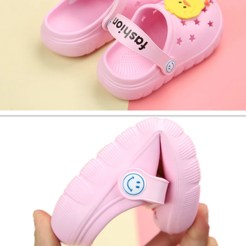 2019 Summer Fashion Children Cartoon Birds And Panda Characters Cave Shoes Boys And Girls Outdoor Slippers Kids Beach Flip Flops
