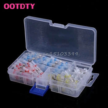 

100PCS 26-10AWG Assorted Solder Sleeve Heat Shrink Splice Butt Wire + Box G08 Whosale&DropShip