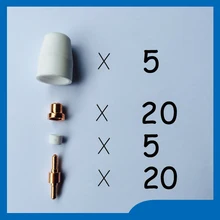 50 шт. общие PT31 плазменный резак расходные материалы как материалов для сварки и резки/L-TEC PT-31, JG-40 и WSD-LG40