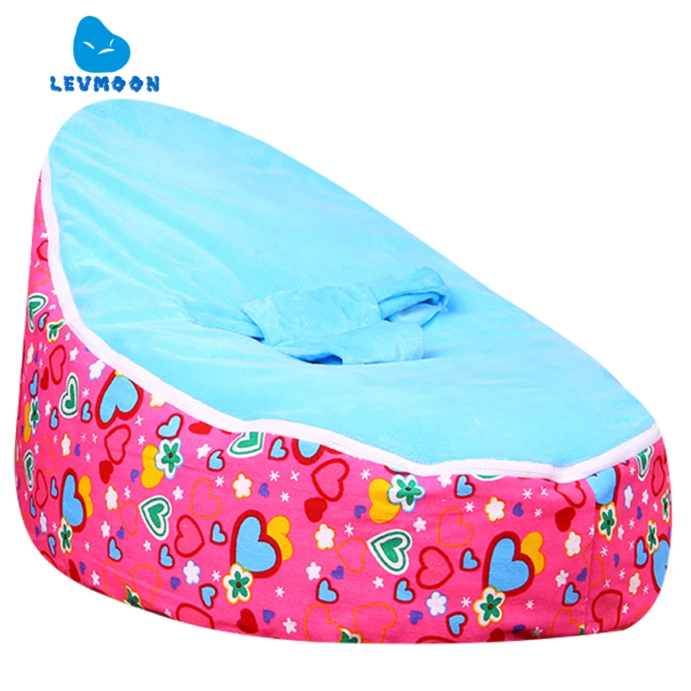 Levmoon средний розовый мешок для влюбленных кресло детская кровать сна портативное