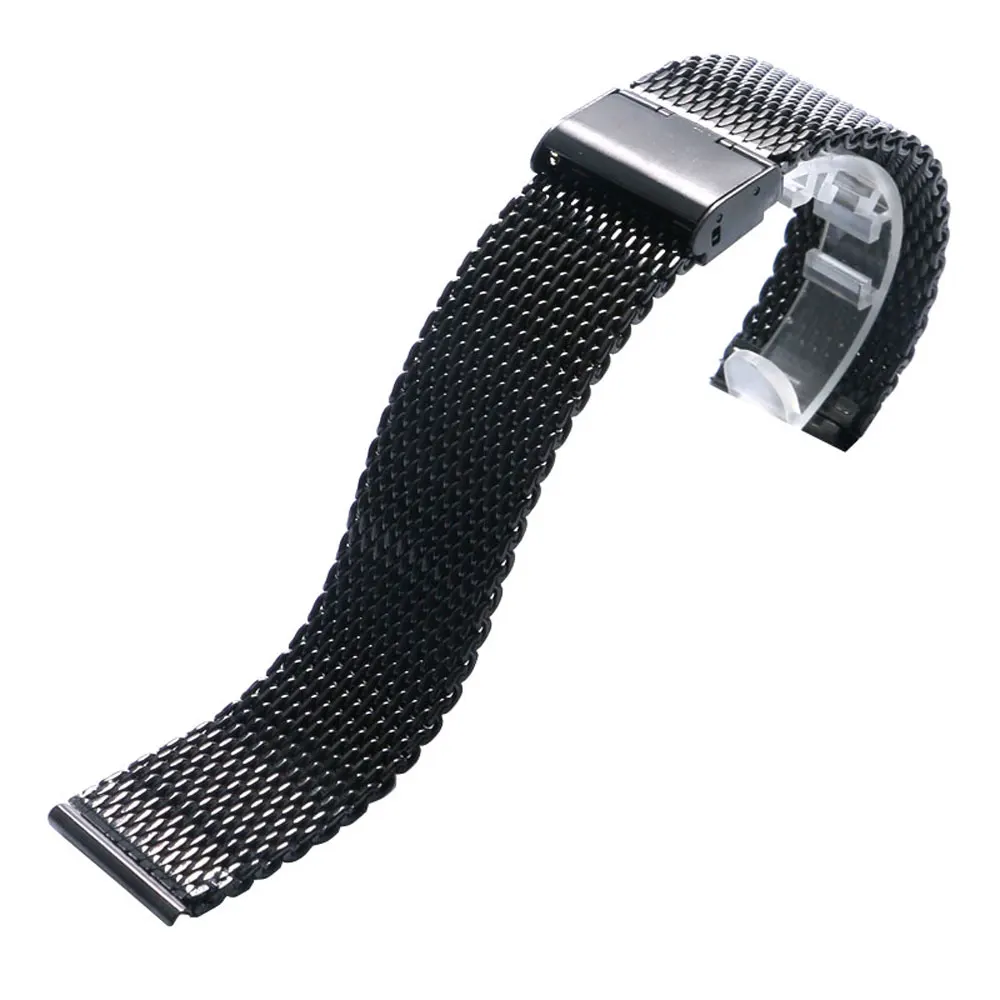 Prix pour Noir En Acier Inoxydable Bracelet Montre-Bracelet Maille Bande De Remplacement 20mm 22mm GD0143 Prix pour Noir En Acier Inoxydable Bracelet Montre-Bracelet Maille Bande De Remplacement 20mm 22mm GD0143