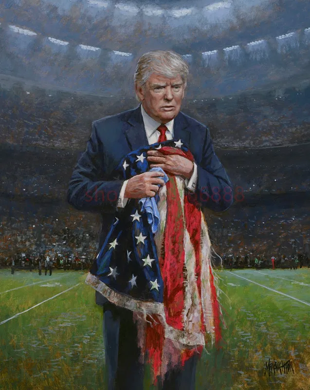 5d Заказная Алмазная картина Дональд Трамп наклейки ajax полный квадратный Иисус