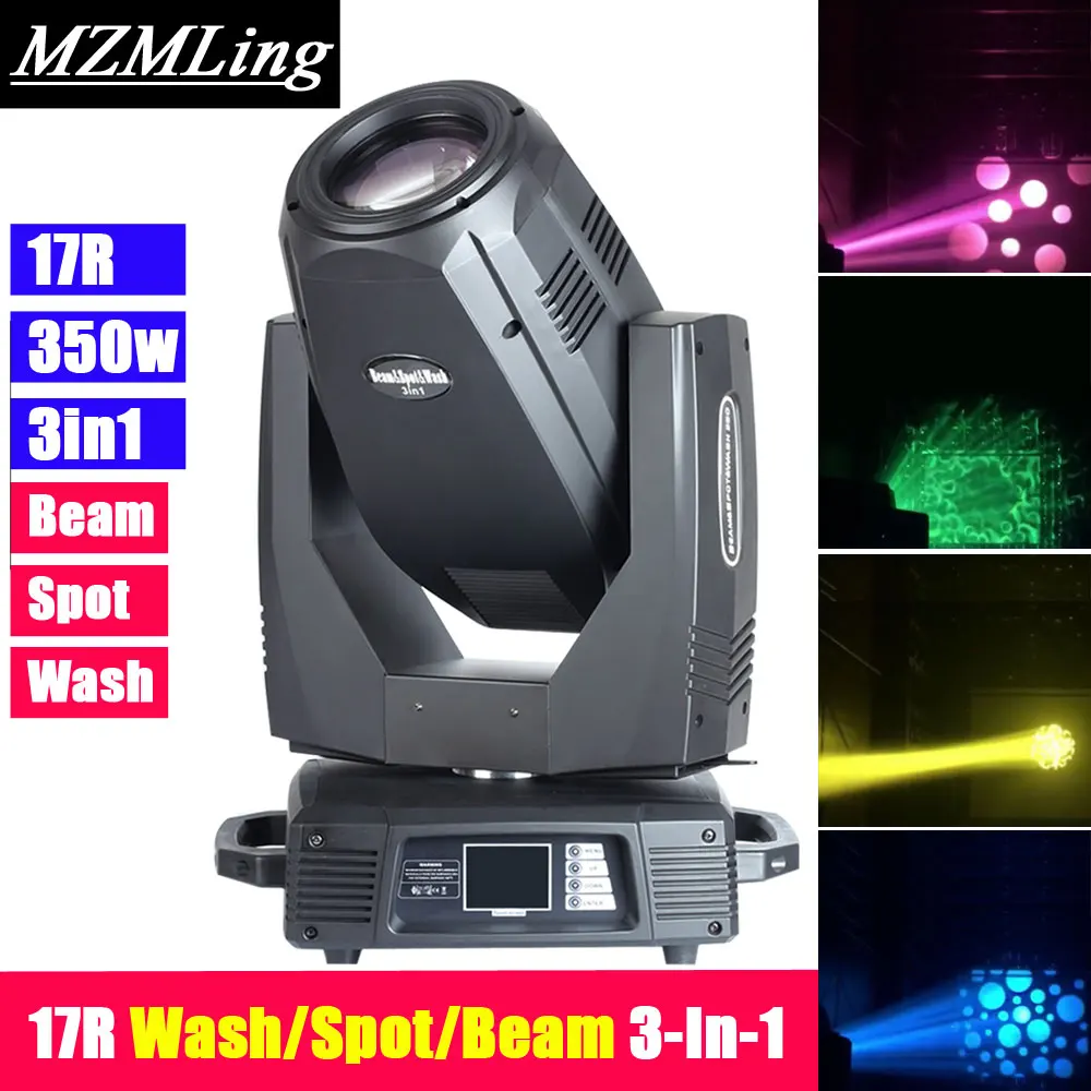 

350w 17R Wash /Spot /Beam 3-In-1 Stage Light DMX512 Moving Head Light DJ /Bar /Party /Show /Stage Light LED Stage Machine