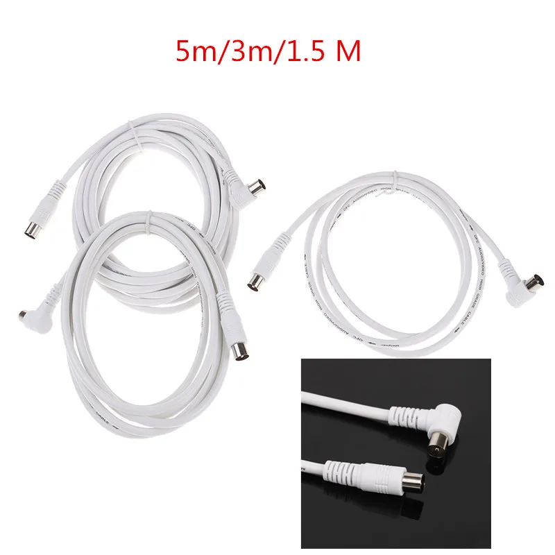 5m/3m/1.5 M Digital Television Cable Tv/m-tv/stb Antenna Hd Digital Video Rf Cable TV Wire Double male head