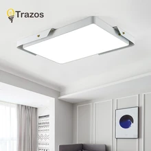 TRAZOS LED Ceiling Light Modern Lamp Living Room Lighting Fixture Bedroom Kitchen Surface Mount Flush Panel Remote Control panel remote control led ceiling light lamp wooden square lighting hall surface mount flush modern fixture bedroom living room