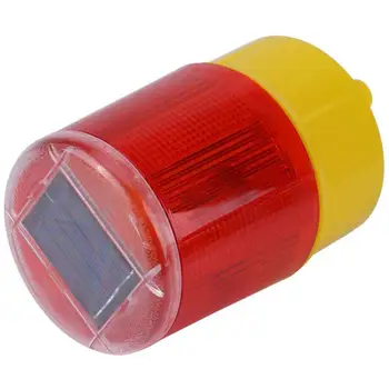 

Solar LED Warning Light Boat Lights Navigation Emergency Flash Light LED Indicator Alarm Lamp Traffic Road Red Light