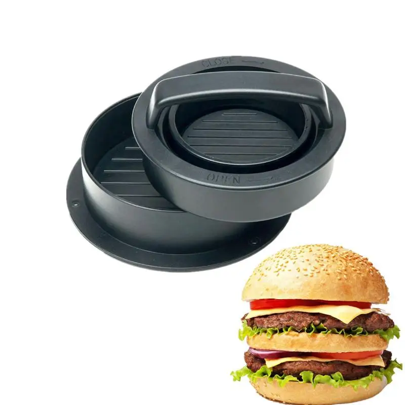 DIY 3 In 1 Stuffed Burger Press Nonstick Patty Meat Hamburger Mold BBQ