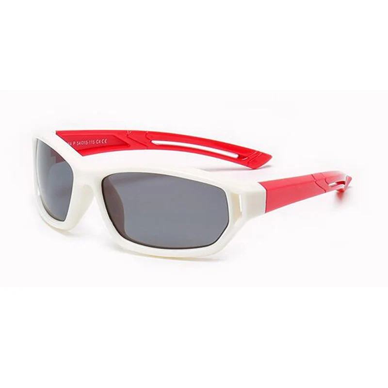 Модные спортивные комплекты для малышей и детей постарше поляризованных солнцезащитных очков детей защитные очки с цветным покрытием солнцезащитные UV400 модные очки Оттенки Óculos 864