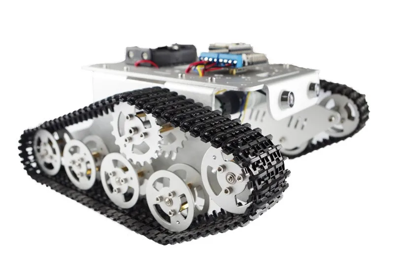 Diy T300 Nodemcu Aluminum Alloy Metal Wall E Tank Track Caterpillar Chassis Smart Robot Kit Sinoning Electronics Diy Accessories Store