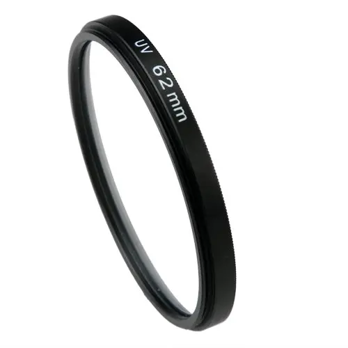 Brand New 62mm Universal UV Ultraviolet Lens Filter For Camera + Case