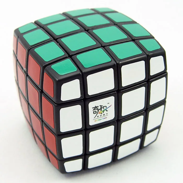 QJ Pillowed 4x4x4 Magic Cube White And Black Learning Educational Cubo Magico font b Toys b