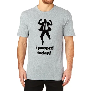 

Mens I Pooped Today! Graphic Casual T-Shirts Men Tee