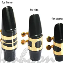 Бакелит саксофон мундштук для тенор сопрано саксофон альт без каблука e/b