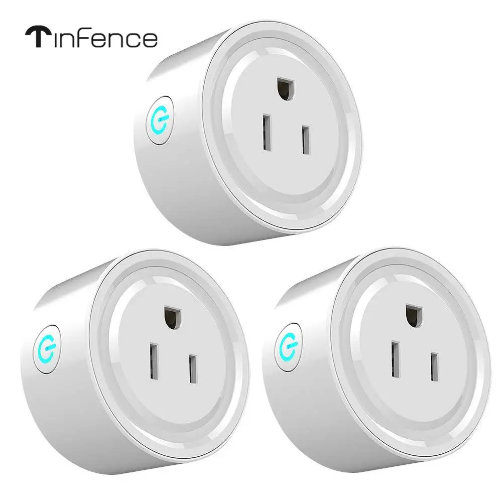 

Tinfence 3pcs/pack Smart Plug Wifi Smart Socket eWeLink Smart Life App US Plug Alexa Google Home Mini IFTTT