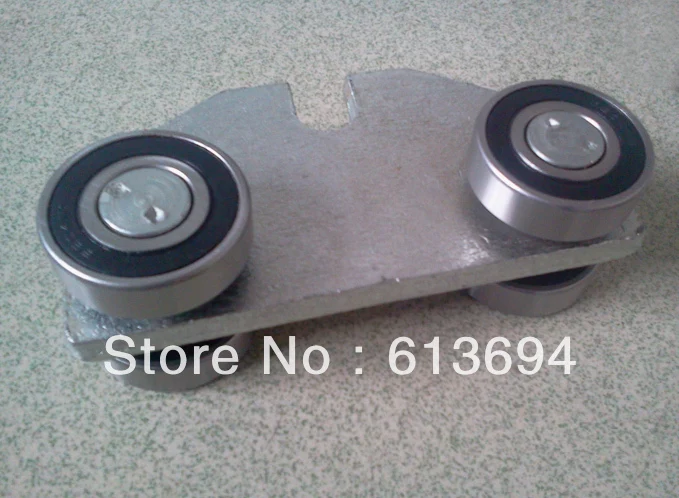 

Sliding gate roller with four 6204ZZ bearings