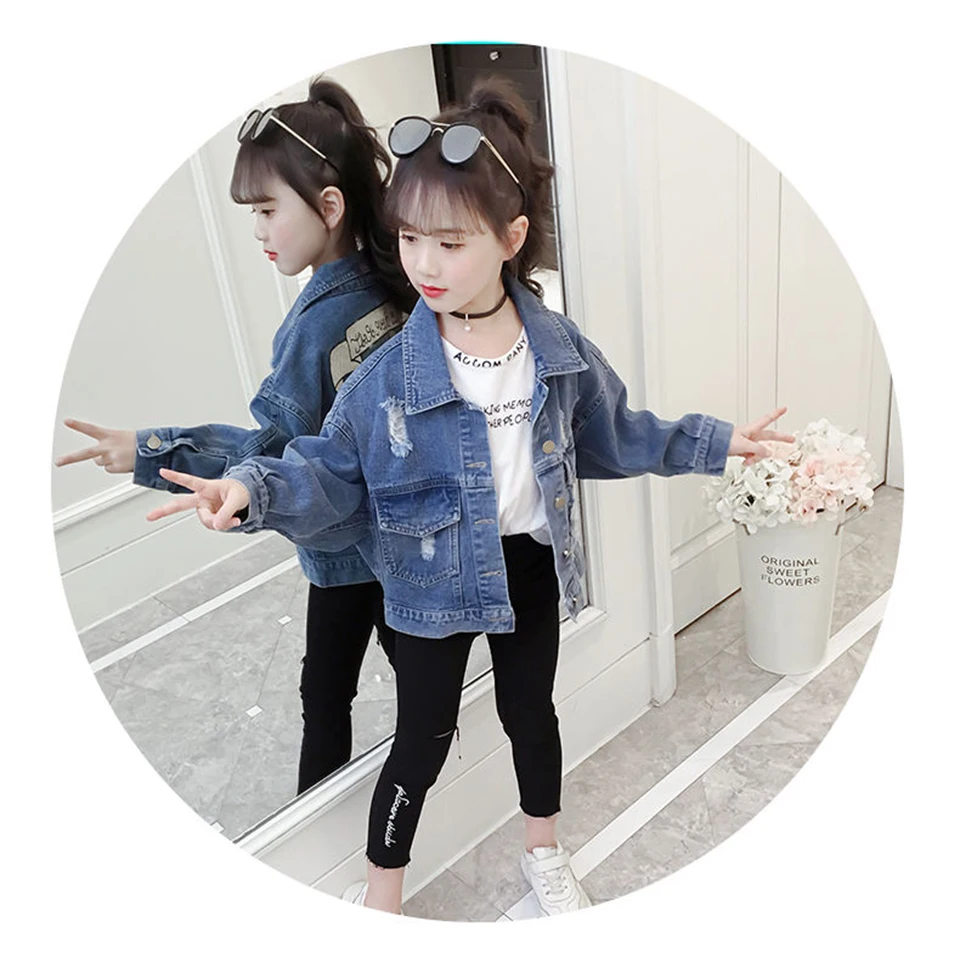 

Autumn Children Jackets Outwear 3T 4 5 6 7 8 9 10 11 12 13 Yrs Baby Girls Outerwear Coats Casual Spring Jackets Girl Clothes