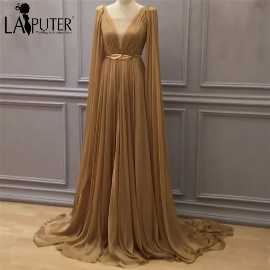 Robe de soiree прозрачное с v-образным вырезом, а-силуэт, сексуальное вечернее платье из шифона платье до пола, вечернее длинное платье сари, выпускные платья